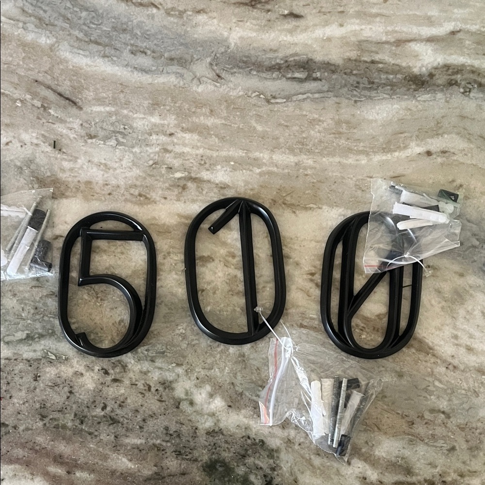 Anthropolgie Jade House Numbers